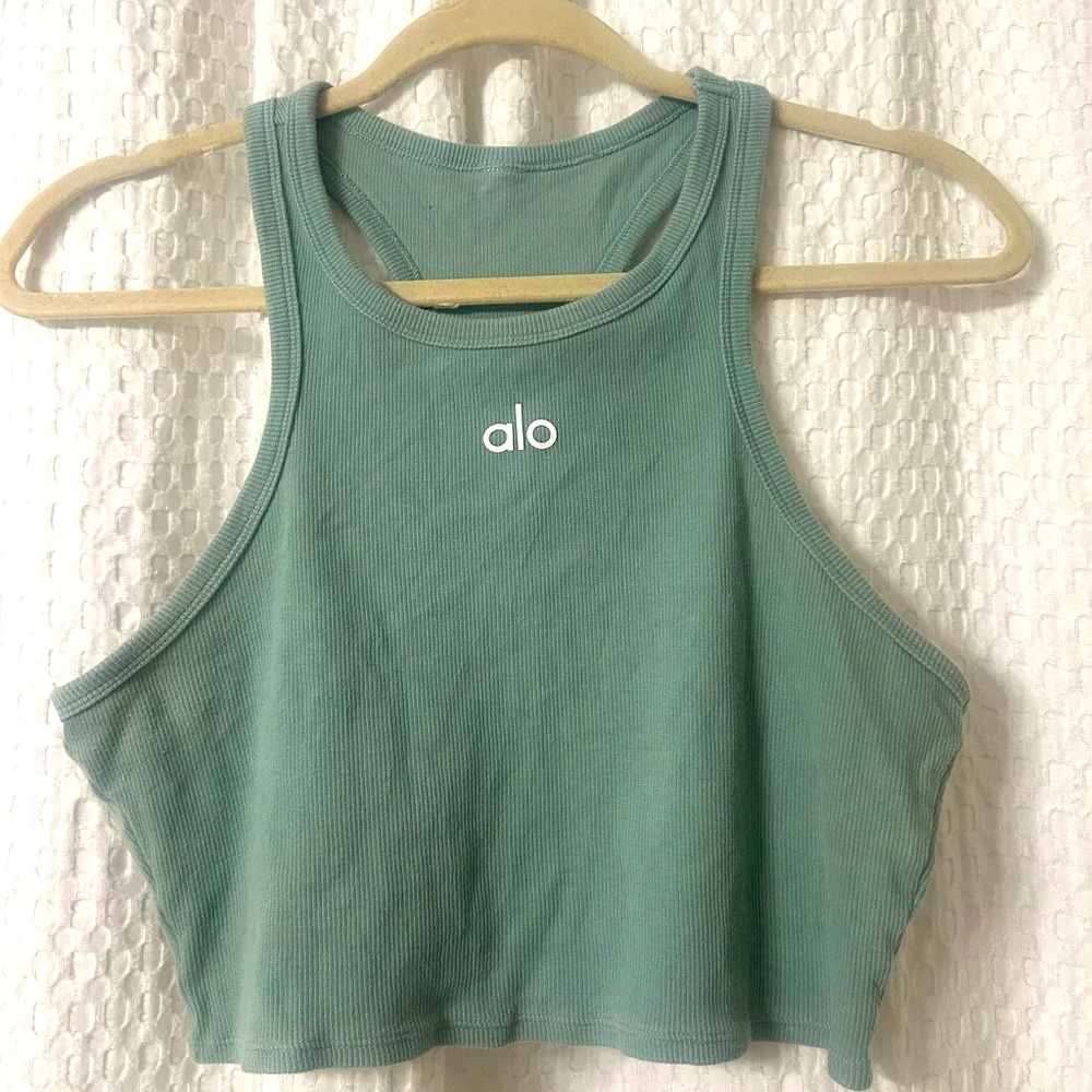 Alo Yoga Women’s Aspire Tank - Botanical Green Medium
